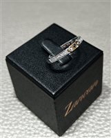 Anillo Zancan Hombre in Oro blanco Diamante 0.05 Ct EA182BR - EA182BR